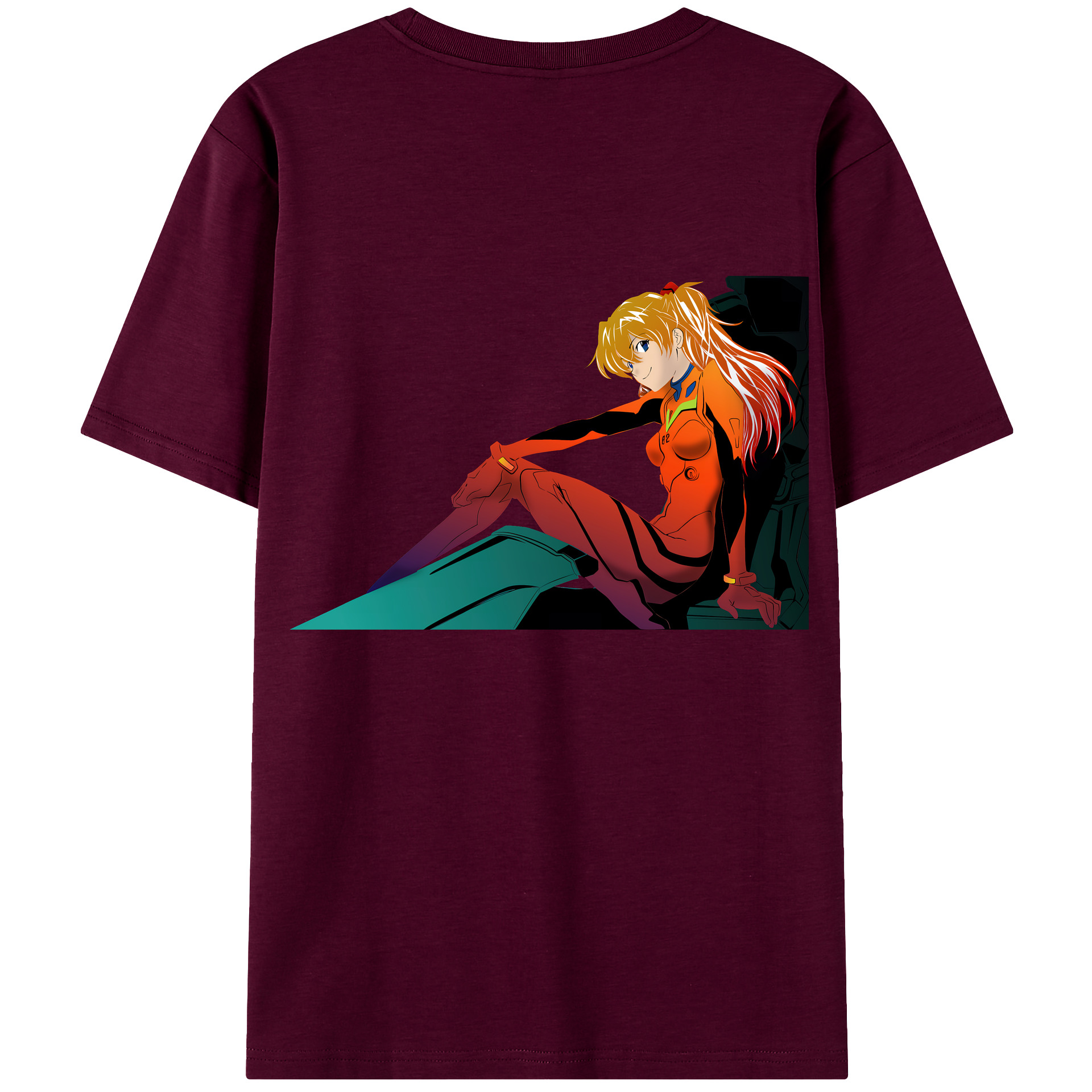 （画像用） EVA 新世紀エヴァンゲリオン レディース半袖Tシャツ(バックプリント)